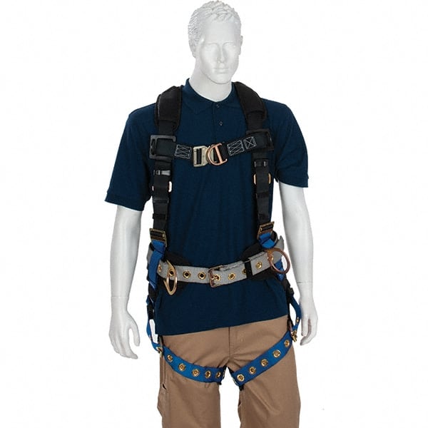 Fall Protection Harnesses: 310 Lb, Construction Style, Size Universal, Polyester MPN:PS-HTB-40