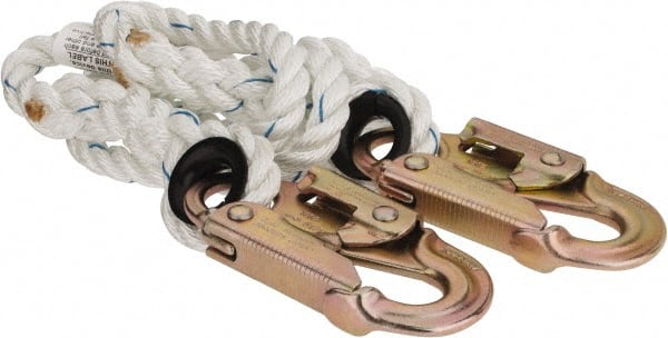 6' Long, 350 Lb Capacity, 1 Leg Locking Snap Hook Harness Lanyard MPN:PS-LAN-RP6