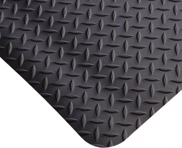 Anti-Fatigue Mat: 6' Long, 3' Wide, 9/16 Thick, Vinyl, Beveled Edges, Heavy-Duty MPN:3906509003X6