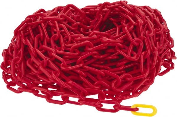 Chain: Plastic, Red, 100' Long, 2