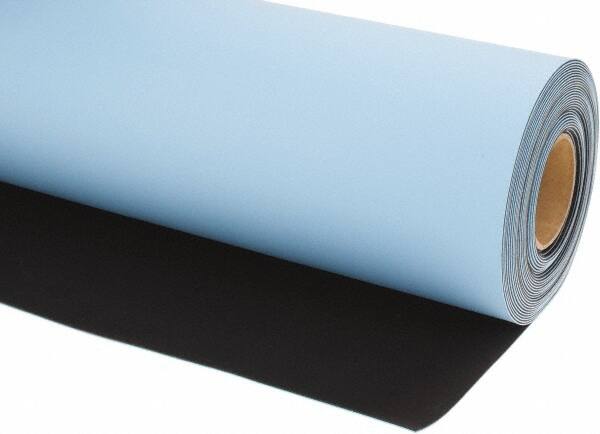 Anti-Static Table Mat Roll: Rubber, 40' OAL, 2' OAW, 0.08