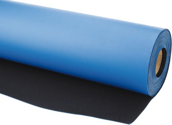 Anti-Static Table Mat Roll: Rubber, 40' OAL, 3' OAW, 0.08