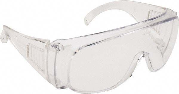 Safety Glasses: Uncoated, Polycarbonate, Clear Lenses, N/A MPN:48249