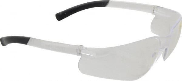 Safety Glass: Anti-Fog & Scratch-Resistant, Polycarbonate, Clear Lenses, Frameless, UV Protection MPN:48233