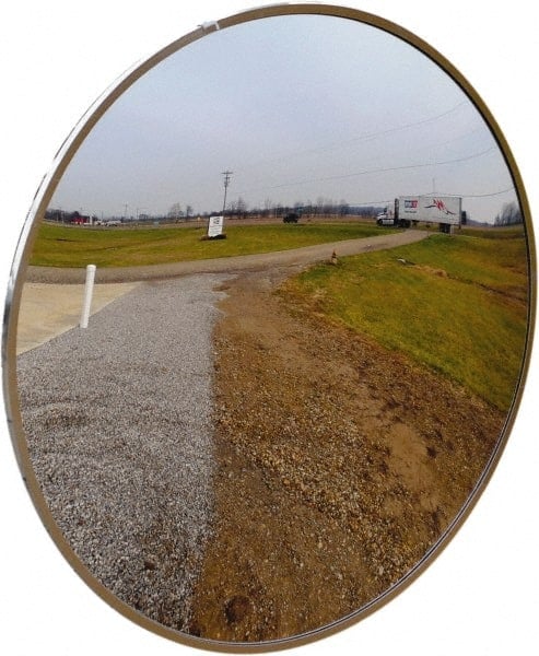 Indoor/Outdoor Round Convex Safety, Traffic & Inspection Mirrors MPN:PLXR-P-13