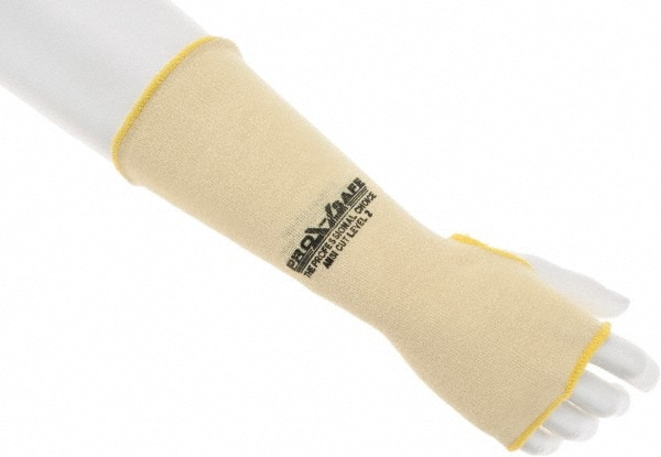 Cut-Resistant Sleeves: Size Standard, Kevlar, Yellow MPN:SLA-A45-12T