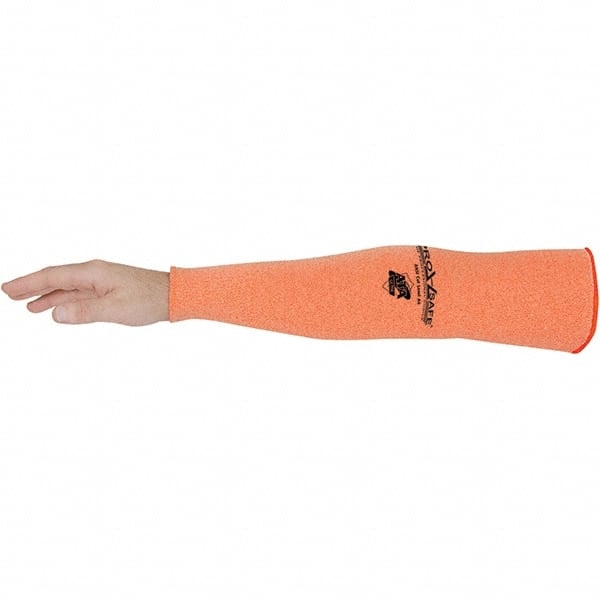 Cut-Resistant Sleeves: Size Universal, ATA, High-Visibility Orange, ANSI Cut A4 MPN:SLA-ULHVCM-24