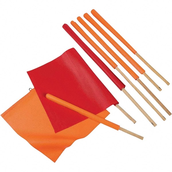 Traffic Flags & Wind Socks, Flag Height (Inch): 18, 18 , Flag Height: 18 , Overall Height (Inch): 18 , Flag Width: 18 , Overall Height: 18  MPN:03-229-3405