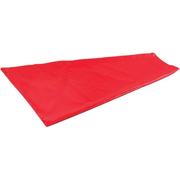 Traffic Flags & Wind Socks, Flag Height (Inch): 48 , Overall Height (Inch): 48 , Color: Orange , Material: Vinyl-Coated Nylon , Flag Width (Inch): 10  MPN:03-WS-4