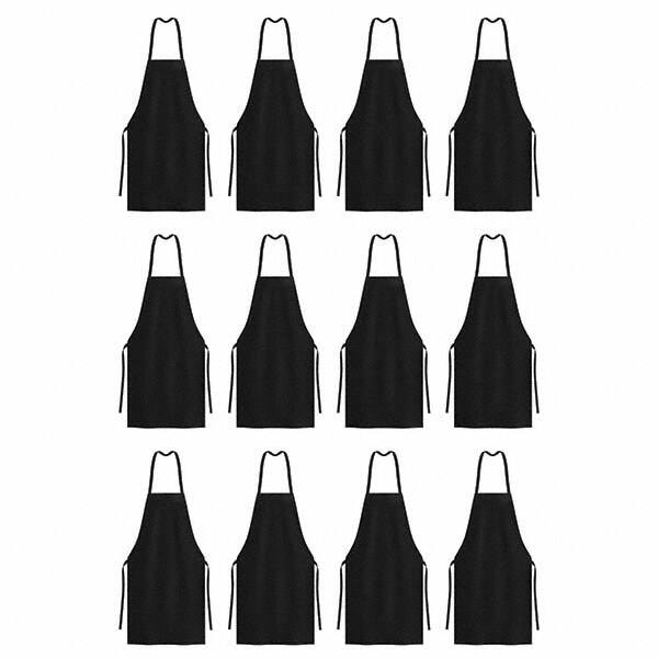 Disposable Bib Apron: Black MPN:PAPRN-B-SPUN