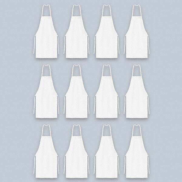 Disposable Bib Apron: White MPN:PAPRN-W-SPUN