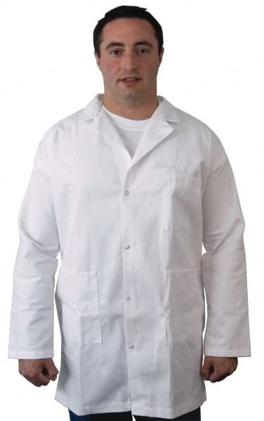 Size M White Lab Coat MPN:PS-850PCW-MED