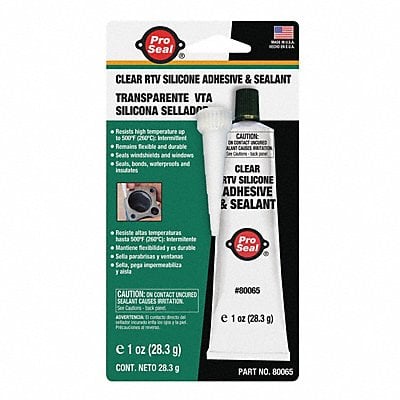 Gasket Sealant 1 oz Clear MPN:80065