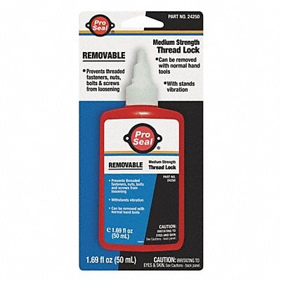 Removable Threadlocker 50mL Bottle Blue MPN:24250