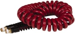 Coiled & Self Storing Hose: 1/4