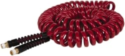 Coiled & Self Storing Hose: 1/4