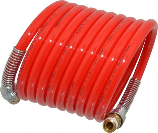 Coiled & Self Storing Hose: 3/8