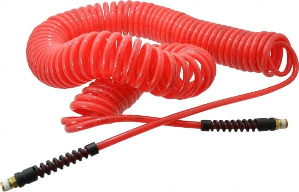 Coiled & Self Storing Hose: 1/4