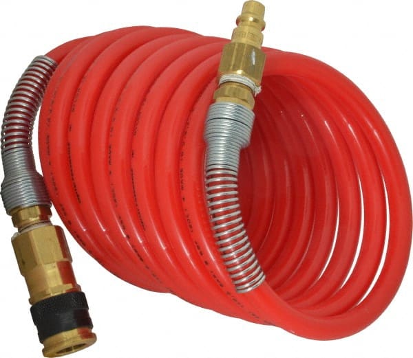 Coiled & Self Storing Hose: 3/8