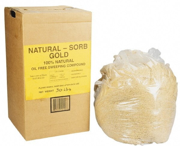 30 Lbs. Natural Gold Sweeping Compound Floor MPN:SC-NARGOLD30