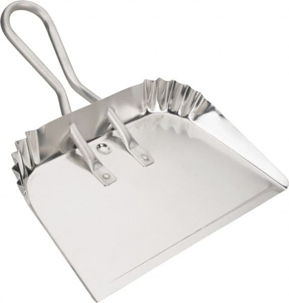 Handheld Dustpan: Aluminum Body, 9