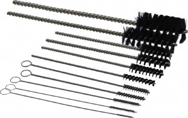 Scratch Brush Set: Nylon, 1/2, 1/4, 3/4, 3/8 & 5/16