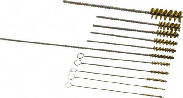 Scratch Brush Set: Brass, 1/2, 1/4, 3/4, 3/8 & 5/16