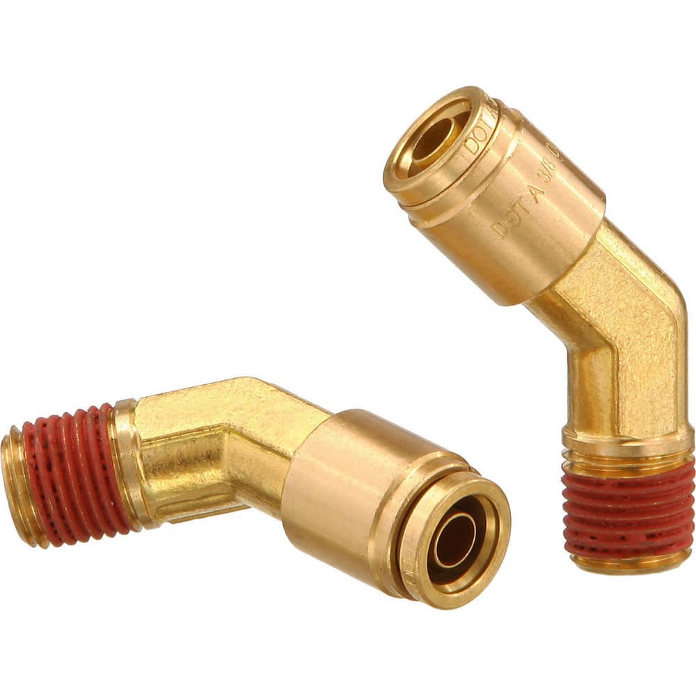 Metal Push-To-Connect Tube Fittings, Connection Type: Push-to-Connect x MNPT , Material: Brass , Tube Outside Diameter: 5/8  MPN:PC54-DOT-106