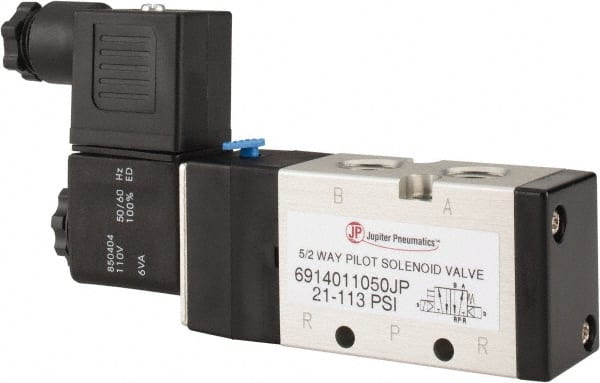 Stacking Solenoid Valve: Internal Pilot, 5-Way, 2 Position, Spring Return MPN:6914011050PRO