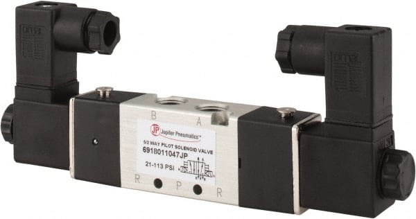 Stacking Solenoid Valve: Internal Pilot, 5-Way, 2 Position, Solenoid Return MPN:6918011047PRO