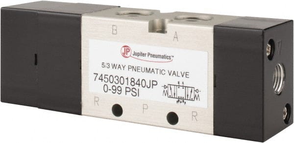 5-Way & 3-Position Air Valve: Pneumatic Double Acting Actuator MPN:7450301840PRO