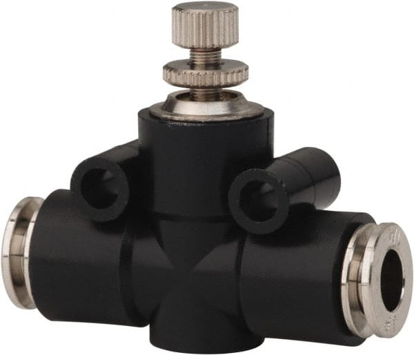 Air Flow Control Valve: In-Line, 1/4