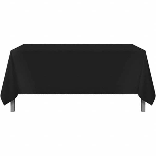 Tablecloths, Width (Inch): 85  MPN:PTL-85X85-BLACK