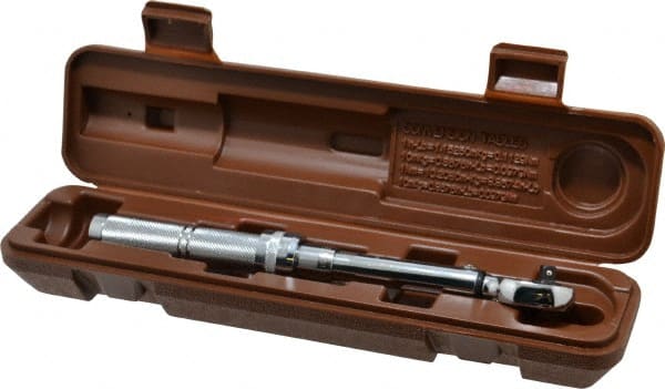 Micrometer Type Ratchet Head Torque Wrench: 1/4