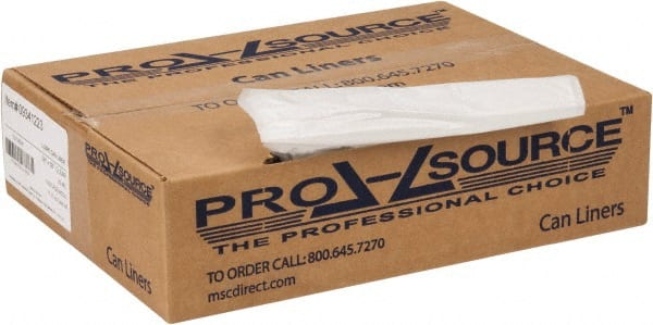 Household Trash Bags: 60 gal, 0.8 mil, 100 Pack MPN:PSRC6141HP