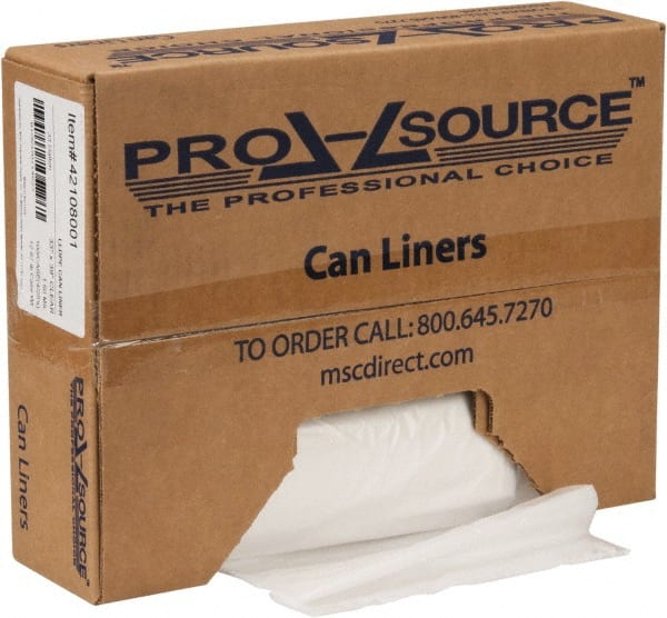 Trash Bags: 33 gal, 1.5 mil, 100 Pack MPN:PSRST3339X1C