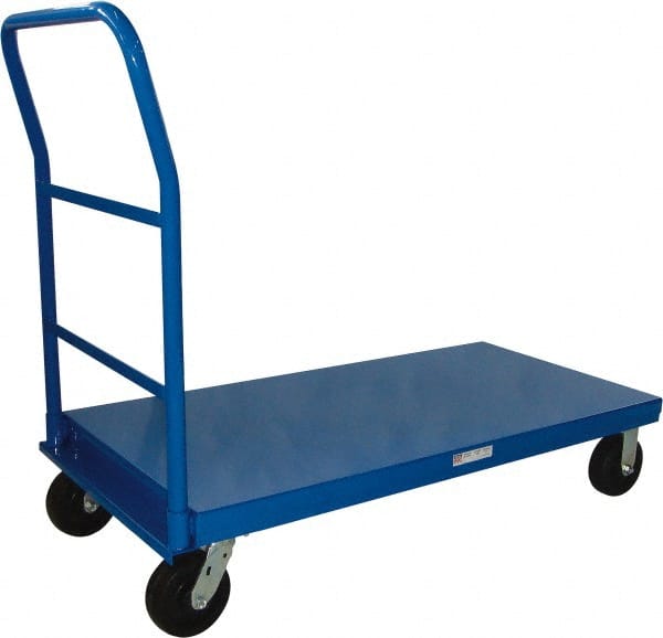 Platform Truck: 1,200 lb Capacity, Steel Deck, 48