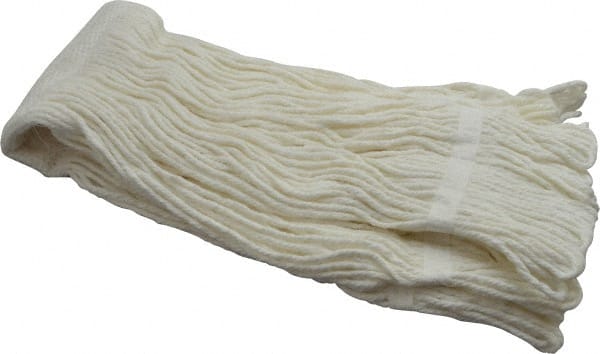 Wet Mop Loop: Clamp Jaw, Small, White Mop, Rayon MPN:09246398