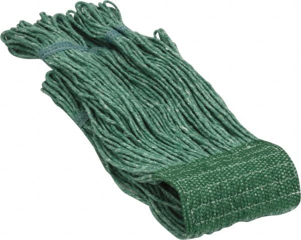 Wet Mop Loop: Clamp Jaw, Medium, Green Mop, Blended Fiber MPN:09246455