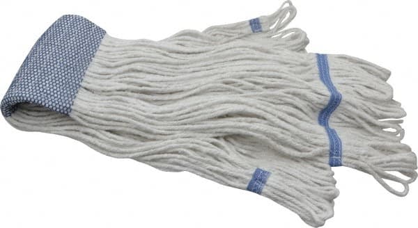 Wet Mop Loop: Clamp Jaw, X-Large, White Mop, Blended Fiber MPN:09316712