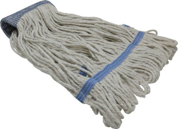 Wet Mop Loop: Clamp Jaw, Medium, White Mop, Cotton MPN:09319682