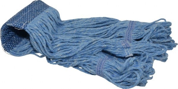 Wet Mop Loop: Clamp Jaw, Small, Blue Mop, Blended Fiber MPN:09319773