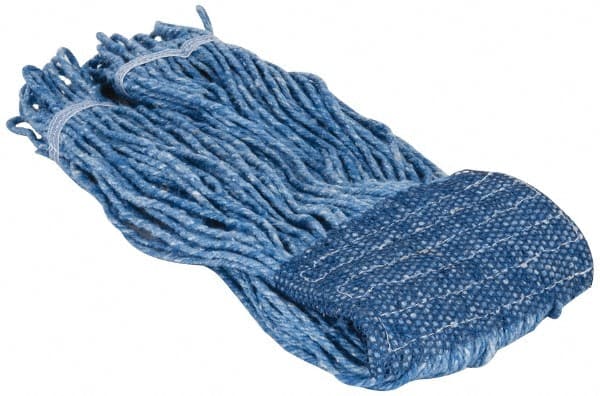 Wet Mop Loop: Clamp Jaw, Medium, Blue Mop, Blended Fiber MPN:09319807