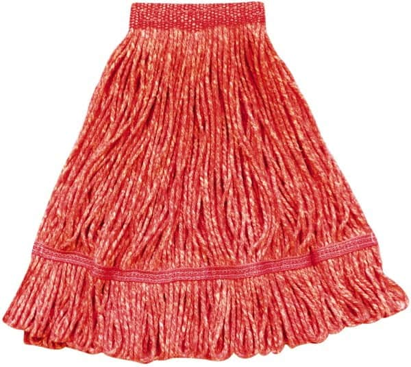 Wet Mop Loop: Clamp Jaw, Large, Red Mop, Blended Fiber MPN:45460888