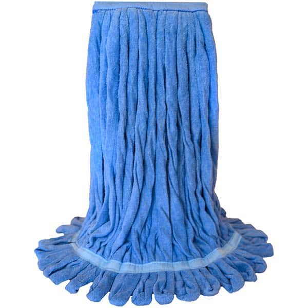 Wet Mop Loop: Clamp Jaw, Large, Blue Mop, Microfiber MPN:68623396