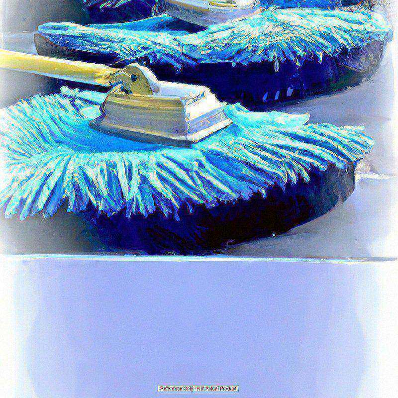 Wet Mop Loop: Hook & Loop, Large, Blue Mop, Foam & Microfiber MPN:M830018B-F