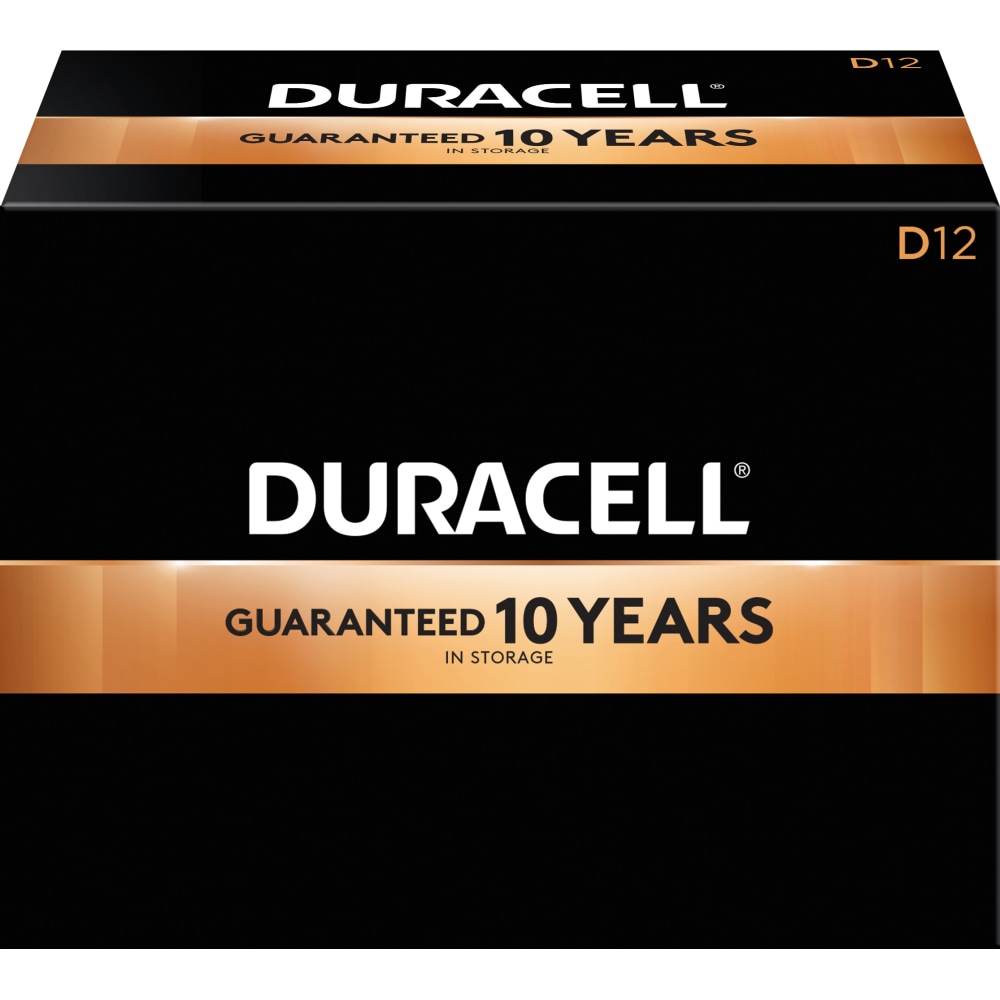 Duracell Coppertop D Alkaline Batteries, Box Of 12, Case Of 6 Boxes MPN:MN1300