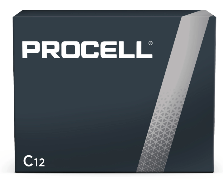 Procell PC-1400 Alkaline General Purpose C Batteries, Pack Of 12 (Min Order Qty 7) MPN:PC1400