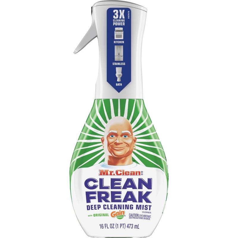 Mr. Clean Deep Cleaning Mist - 16 fl oz (0.5 quart) - Gain Scent - 6 / Carton - Easy to Use, Disinfectant, Deodorize - Multi (Min Order Qty 2) MPN:79127CT