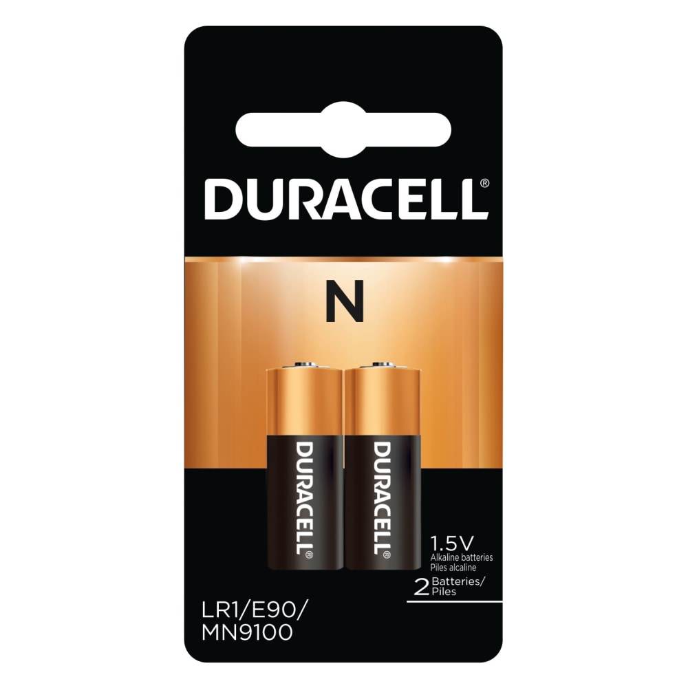 Duracell N 1.5V Specialty Alkaline Batteries, Pack Of 2 (Min Order Qty 15) MPN:MN9100B2